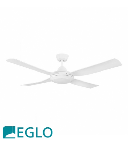 Eglo Bondi 52" Ceiling Fan with 20W Tricolour Step Dimmable LED Light - White